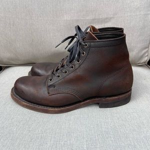 Frye Prison Boots Dark Chocolate